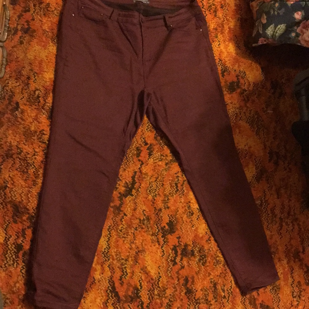 Burgundy Indigo Rein Colorflex jeans